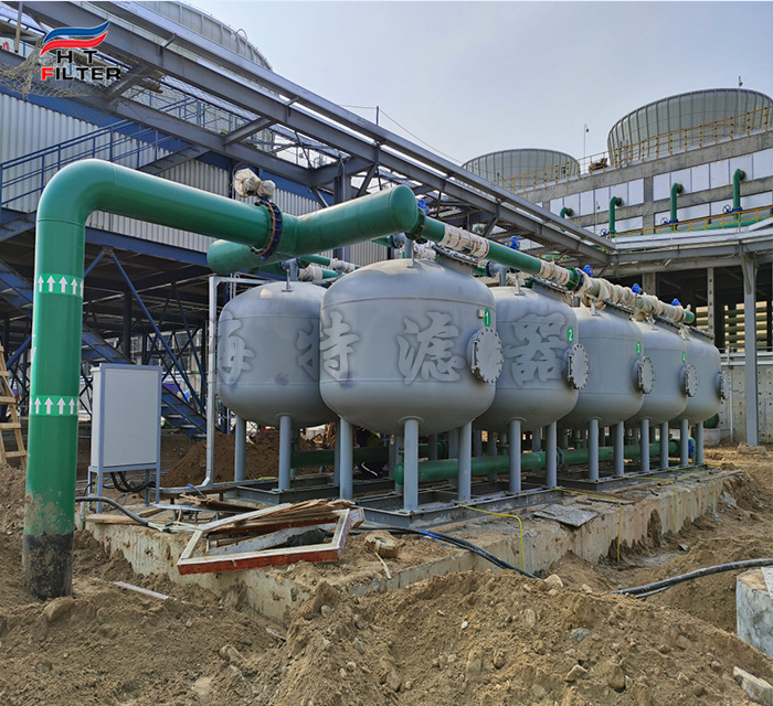 熱力公司暖通冷凍水前置淺層砂過濾器